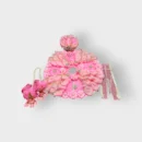 Very Beautiful Pink Floral Fancy Heavy Dress For Laddu Gopal Ji