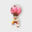Very Beautiful Pink Floral Fancy Heavy Dress For Laddu Gopal Ji