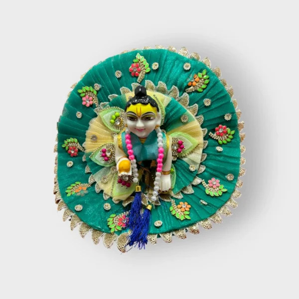 Unique Design Dress/Poshak For Laddu Gopal, Super Quality, 4 Piece Dress