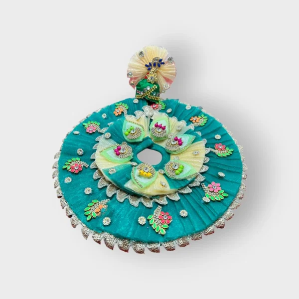 Unique Design Dress/Poshak For Laddu Gopal, Super Quality, 4 Piece Dress