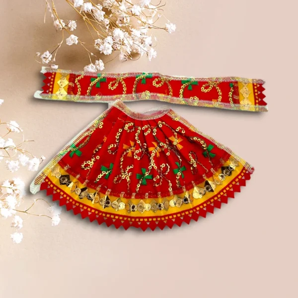 Beautiful Lahnga Patka for Mata Rani, Lakshmi Mata, Unique Poshak for God