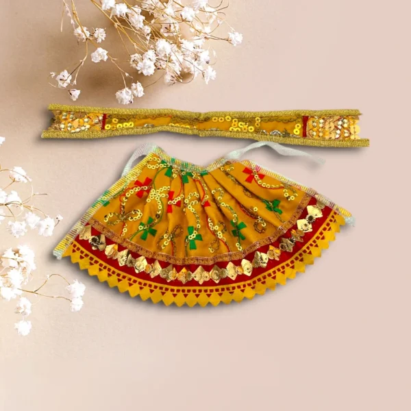 Beautiful Lahnga Patka for Mata Rani, Lakshmi Mata, Unique Poshak for God