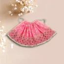 Beautiful Lining Lahnga Patka for Mata Rani, Poshak for God, Pink