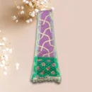 Beautiful Lining Lahnga Patka for Mata Rani, Poshak for God, Voilet