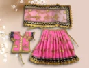 Sari Set Lahnga Patka Poshak for Mata Rani
