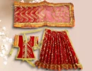 Sari Set Lahnga Patka Poshak for Mata Rani