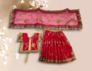 Sari Set Lahnga Patka Poshak for Mata Rani