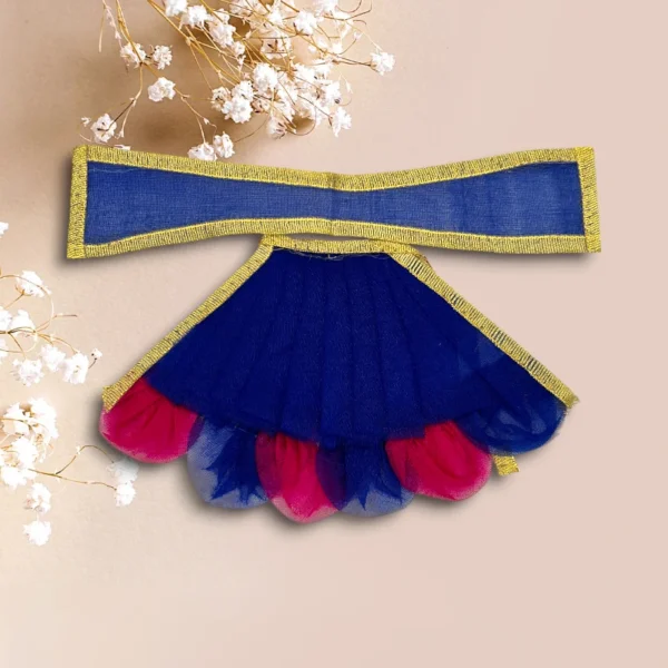 Frill Design Lahnga Patka for Mata Rani, Poshak for God