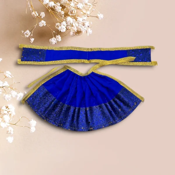 Sparkle Design Lahnga Patka for Mata Rani, Poshak for God