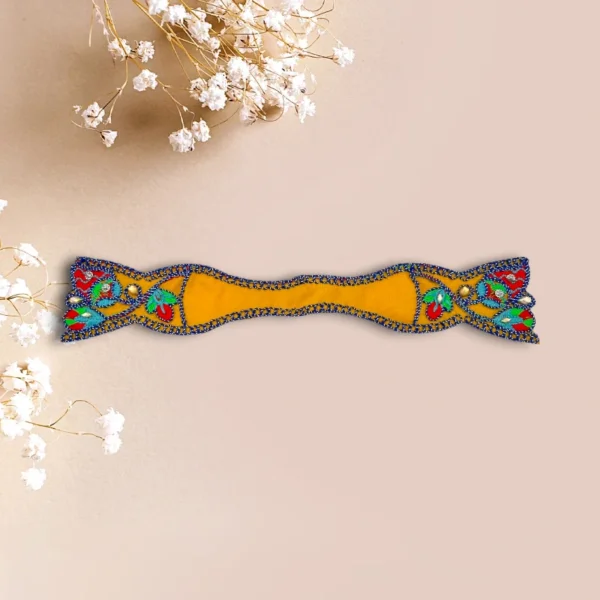 Beautiful Surat Kadhai Design Lahnga Patka for Mata Rani, Poshak for God