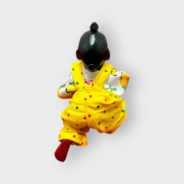 Night Suit for Laddu Gopal, Soft and Comfortable, Doremon Design, Yellow