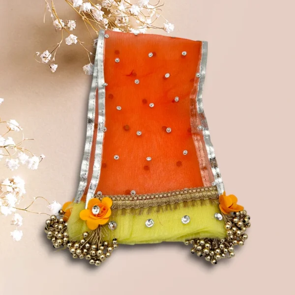 Beautiful Heavy Work Premium Lahnga Patka for Mata Rani, Lakshmi Mata, 5 no.