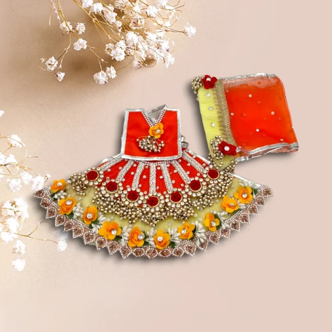 Lahnga Patka Poshak for Mata Rani