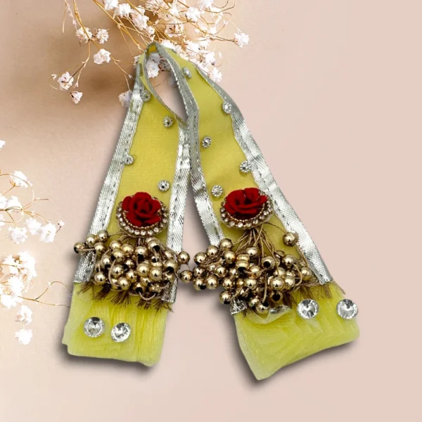 Beautiful Heavy Work Premium Lahnga Patka for Mata Rani, Lakshmi Mata, 3 no.