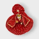 Velvet Dress Laddu Gopal, Radha Rani, Winter Collection, Red Color