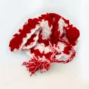 Red White, Size 3 no., 4 Pieces Winter Woolen Dress for Laddu Gopal, Krishna and Radha Rani.
