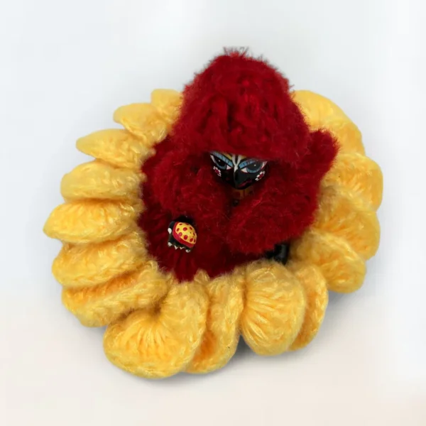 Red Yellow Winter Woolen Dress for Laddu Gopal, Krishna and Radha Rani.