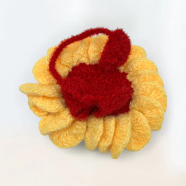 Red Yellow Winter Woolen Dress for Laddu Gopal, Krishna and Radha Rani.