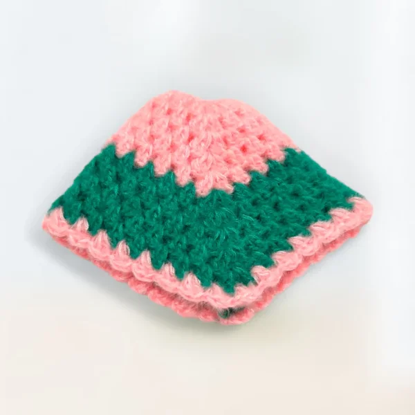 Ponchu, Pink and Green, Without Cap, Fir for 3 to 6 no., For all Idols