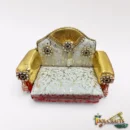 Beautiful Bed for Laddu Gopal, Mata Rani. Premium Wooden Bed for God and Goddess.