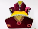 Beautiful Bed for Laddu Gopal, Mata Rani. Premium Wooden Bed for God and Goddess.