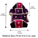 Beautiful & Premium Bed with Blanket and Pillow, Fit for 0 to 5 no.