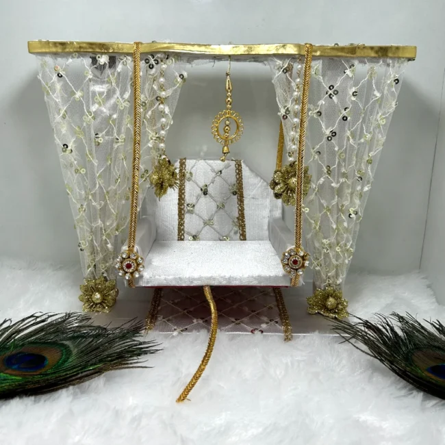 Beautiful Jhula for Laddu Gopal, Krishna. Janmashtami Special