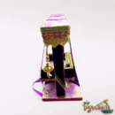 Vigrah Design Jhula, Purple Color, Fit for 0 to 4 no.