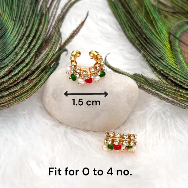 Beautiful Payal, Fit for 0 to 4 no. Color- White