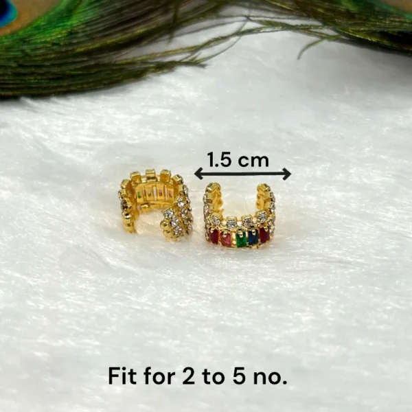 Premium AD Design Kada/Kangan, Fit for 2 to 5 no. Color- Green