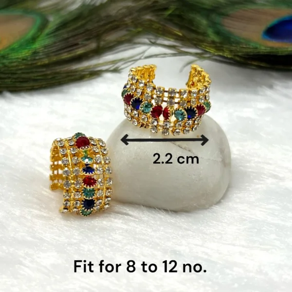 Premium Multicolor Stone Kada/Kangan, Fit For 8 to 12 no.