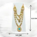 Large Size White Stone Mala For Your Laddu Gopal Ji. Fit for 8-12 no.