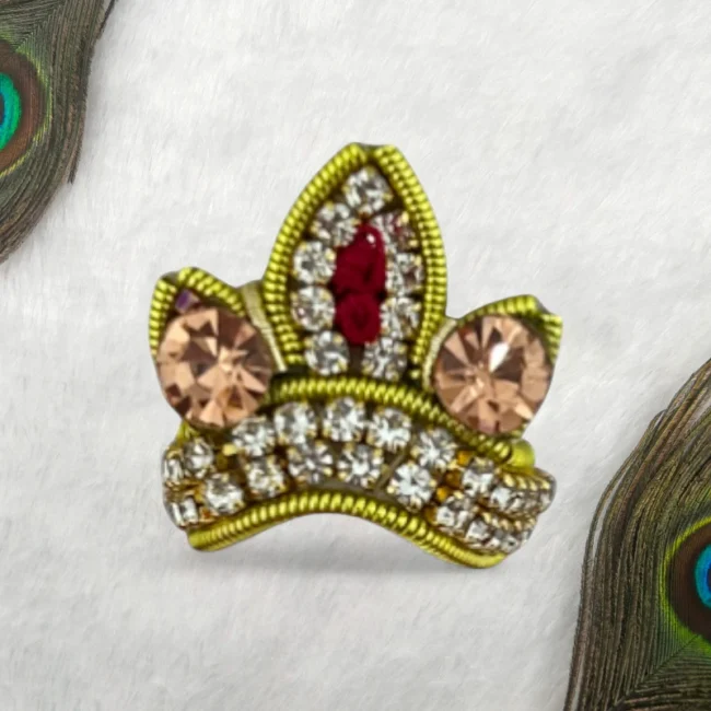 Beautiful Mukut Pagdi for Laddu Gopal, Mata Rani, Hanuman Ji, Ganesh Ji.