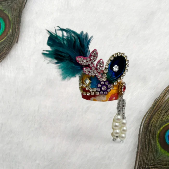 Beautiful Mukut Pagdi for Laddu Gopal, Mata Rani, Hanuman Ji, Ganesh Ji.