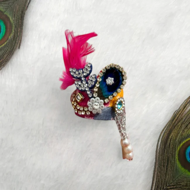 Beautiful Mukut Pagdi for Laddu Gopal, Mata Rani, Hanuman Ji, Ganesh Ji.