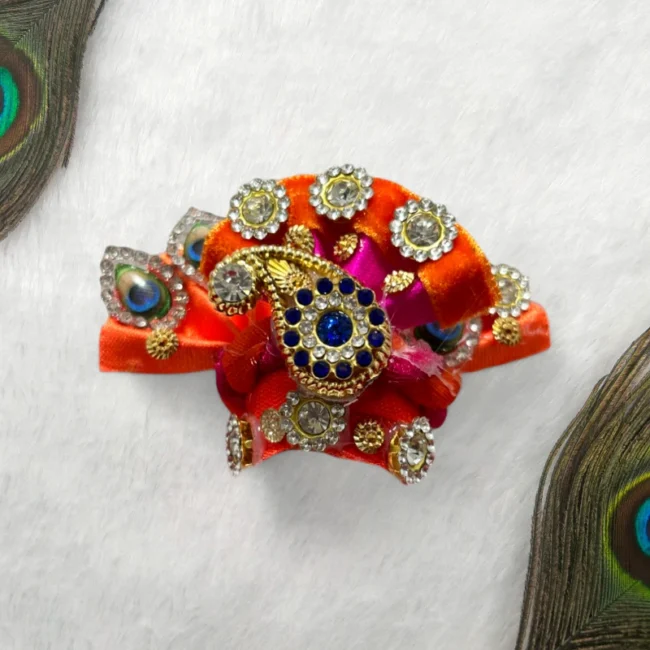 Beautiful Mukut Pagdi for Laddu Gopal, Mata Rani, Hanuman Ji, Ganesh Ji.