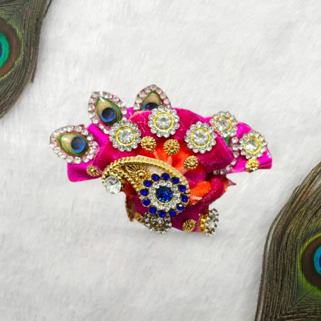 Beautiful Mukut Pagdi for Laddu Gopal, Mata Rani, Hanuman Ji, Ganesh Ji.