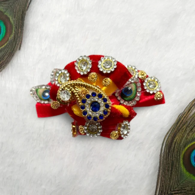 Beautiful Mukut Pagdi for Laddu Gopal, Mata Rani, Hanuman Ji, Ganesh Ji.