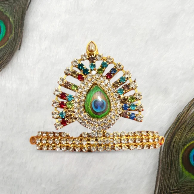 Beautiful Mukut Pagdi for Laddu Gopal, Mata Rani, Hanuman Ji, Ganesh Ji.