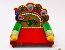 Beautiful Singhasan for Laddu Gopal, Mata Rani. Premium Wooden Singhasan for God and Goddess.