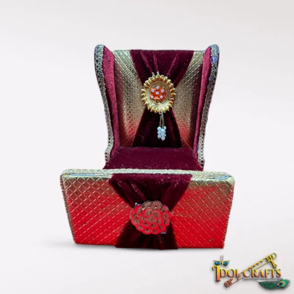 Beautiful Singhasan for Laddu Gopal, Mata Rani. Premium Wooden Singhasan for God and Goddess.