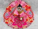 beautiful dress for laddu gopal, krishna and radha rani. Ornaments for idols