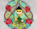 beautiful dress for laddu gopal, krishna and radha rani. Ornaments for idols