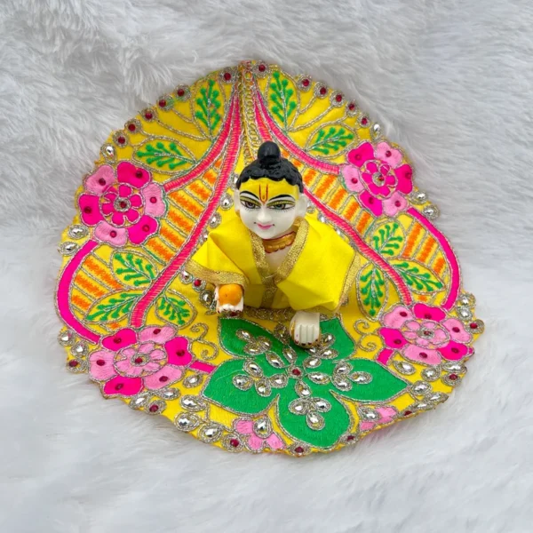 beautiful dress for laddu gopal, krishna and radha rani. Ornaments for idols