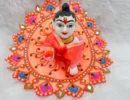 beautiful dress for laddu gopal, krishna and radha rani. Ornaments for idols