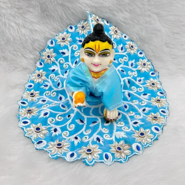 beautiful dress for laddu gopal, krishna and radha rani. Ornaments for idols