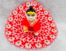 beautiful dress for laddu gopal, krishna and radha rani. Ornaments for idols
