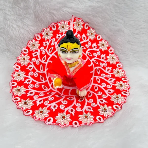 beautiful dress for laddu gopal, krishna and radha rani. Ornaments for idols