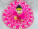 beautiful dress for laddu gopal, krishna and radha rani. Ornaments for idols