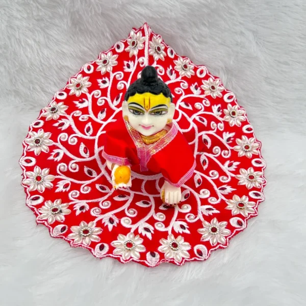 beautiful dress for laddu gopal, krishna and radha rani. Ornaments for idols